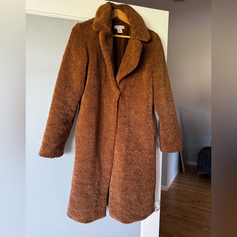 Soft, long woman’s winter coat